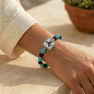 Bracciale con mattonella