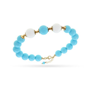 Bracciale con turchese ed agata