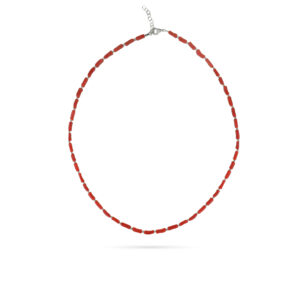 Collana con corallo naturale
