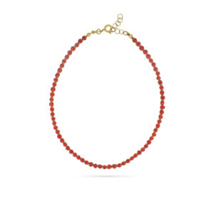 Collana con corallo naturale