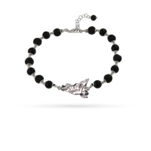 Bracciale in lava e agata con Sicilia