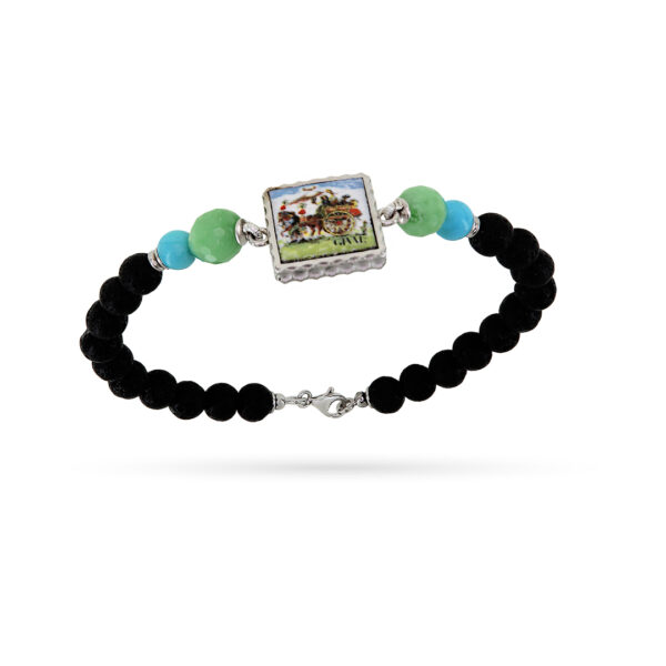 Bracciale con mattonella
