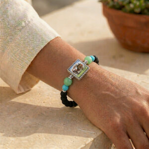 Bracciale con mattonella
